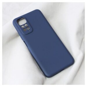 Maskica Teracell Soft Velvet za Xiaomi Redmi Note 11/Note 11S tamno plava