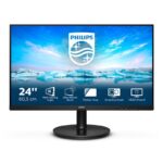 Monitor Philips 24" 241V8L / 00 VA 75Hz VGA / HDMI