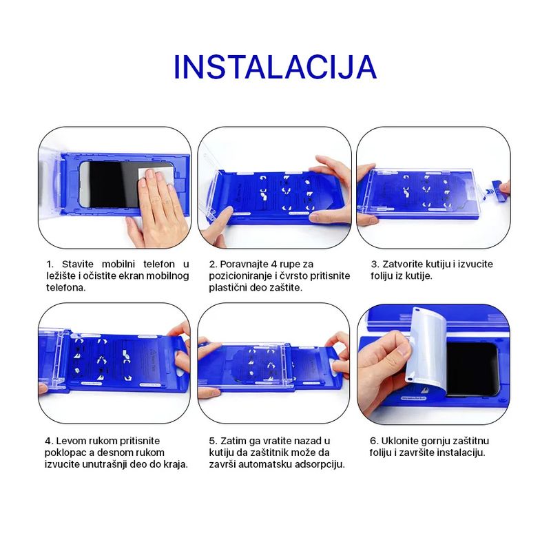 Zastita ekrana PET 0.13mm 6H Box za Samsung S918B Galaxy S23 Ultra