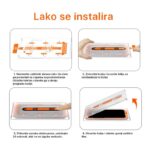 Zaštitno Staklo 2.5D dust free Box za iPhone 13 Mini 5.4 crni - Slika 6