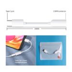 Adapter Mi Type C na 3.5mm HQ beli - Slika 7