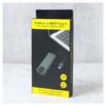Adapter Type C na LAN Gb, Type C, 2xUSB 3.0 i HDMI 5u1 20cm kabl - Slika 6