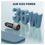Auto punjac LDNIO C510Q PD/QC3.0 36W sa Type C na Type C kablom - Slika 11