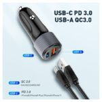 Auto punjac LDNIO C510Q PD/QC3.0 36W sa Type C na Type C kablom - Slika 7
