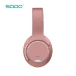 Bluetooth slusalice Sodo MH1 roze - Slika 5