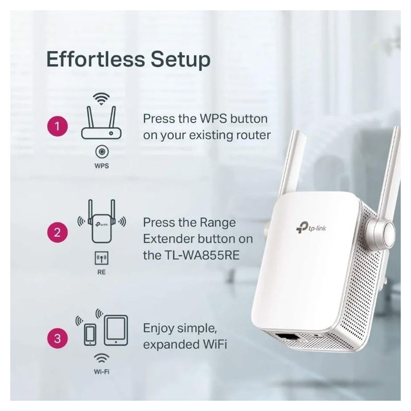 Extender dometa TP-LINK TL-WA 855RE Wi-Fi/N300/300Mbps/1xLAN