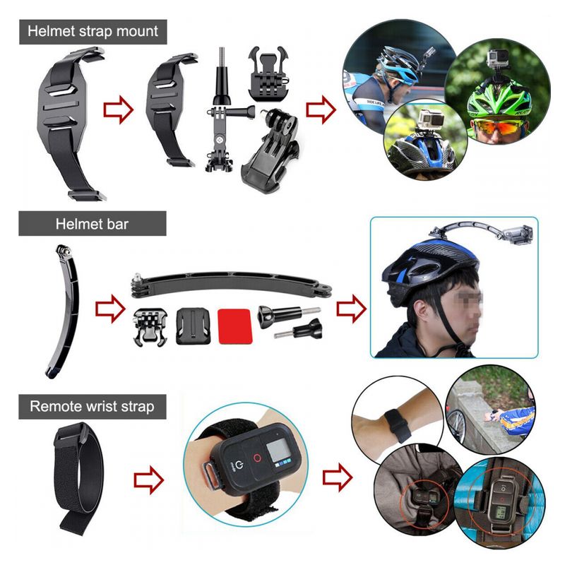 Kit za akcione kamere 120 u 1