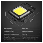 LED lampa, privezak crna - Slika 11