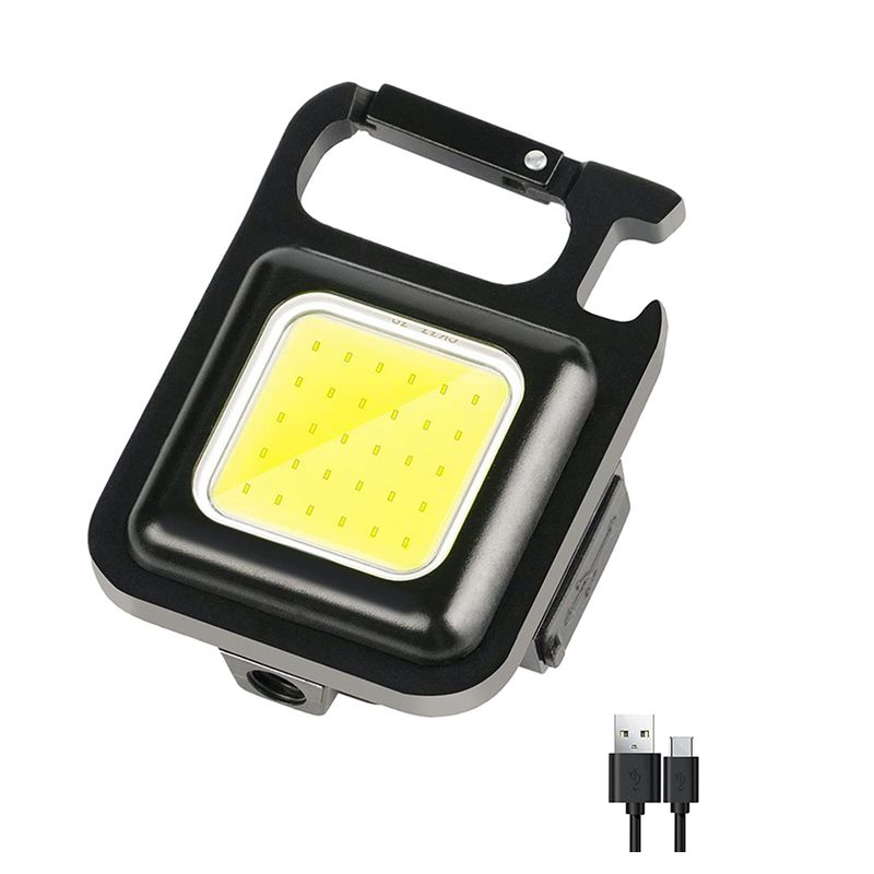 LED lampa, privezak crna