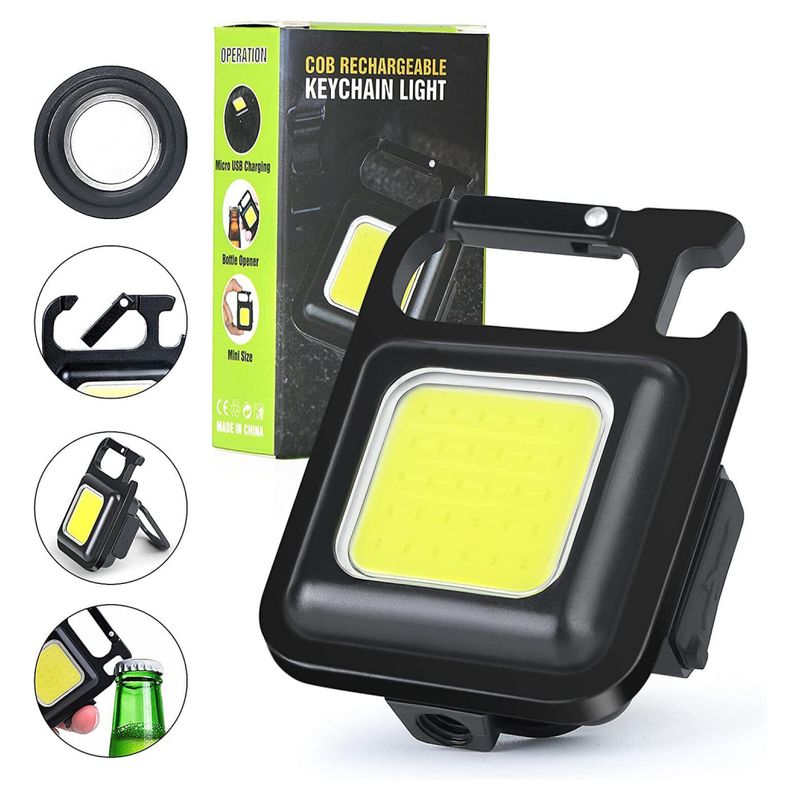 LED lampa, privezak crna