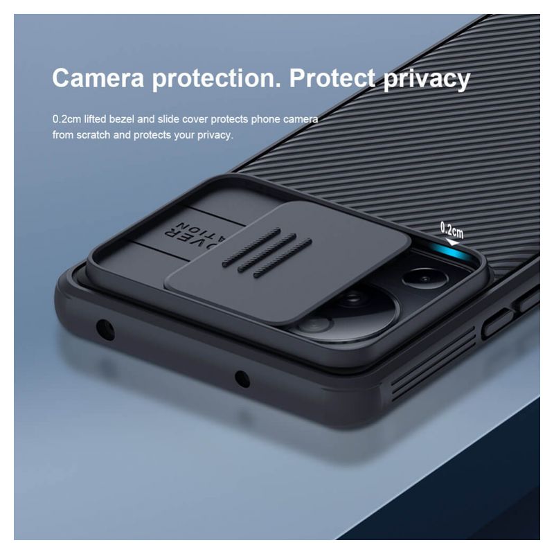 Maskica Nillkin CamShield Pro za Xiaomi 13 Lite plava