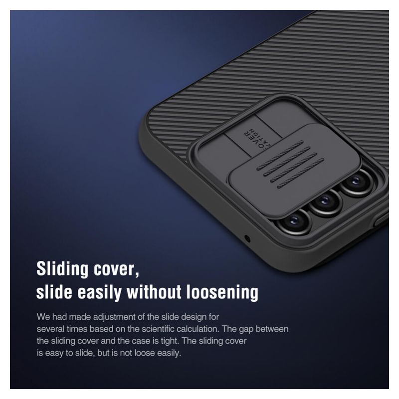 Maskica Nillkin CamShield za Samsung A346B Galaxy A34 5G crna