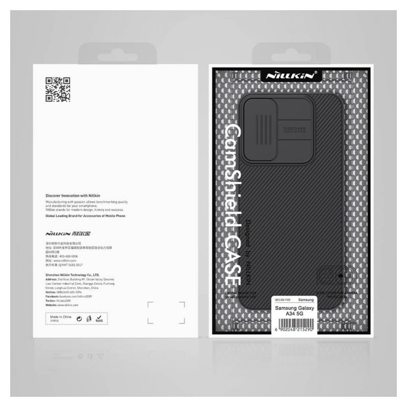 Maskica Nillkin CamShield za Samsung A346B Galaxy A34 5G plava