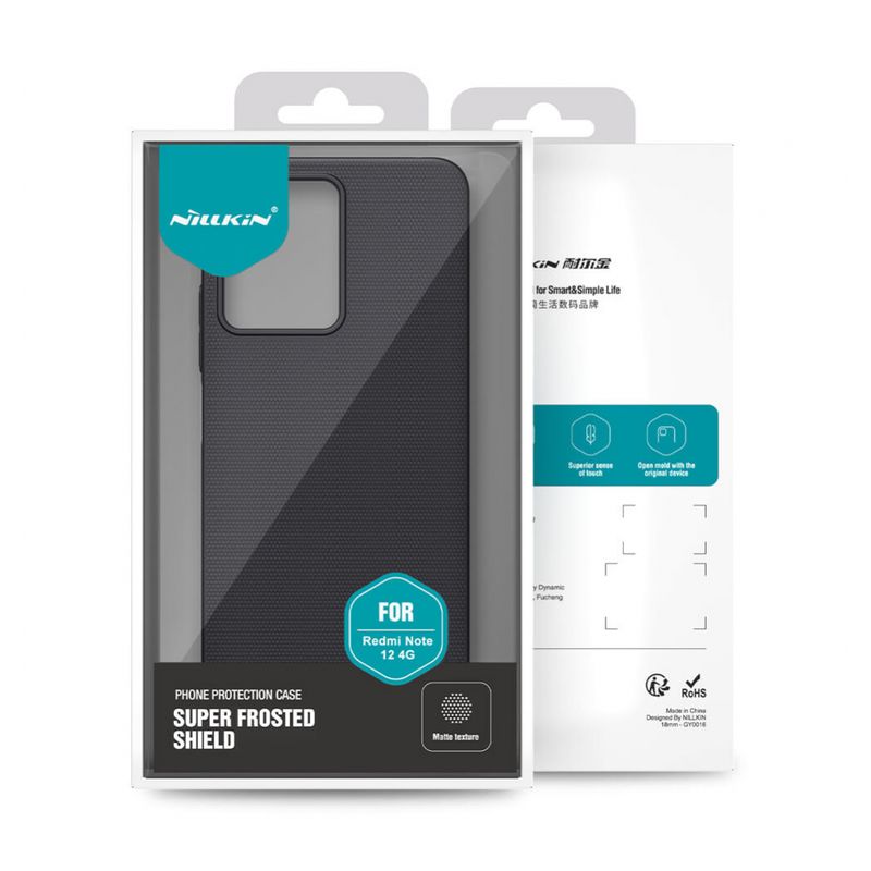 Maskica Nillkin Scrub za Xiaomi Redmi Note 12 4G (EU) crna