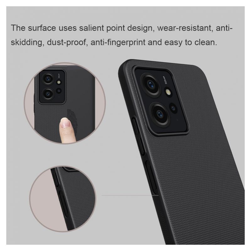 Maskica Nillkin Scrub za Xiaomi Redmi Note 12 4G (EU) crna