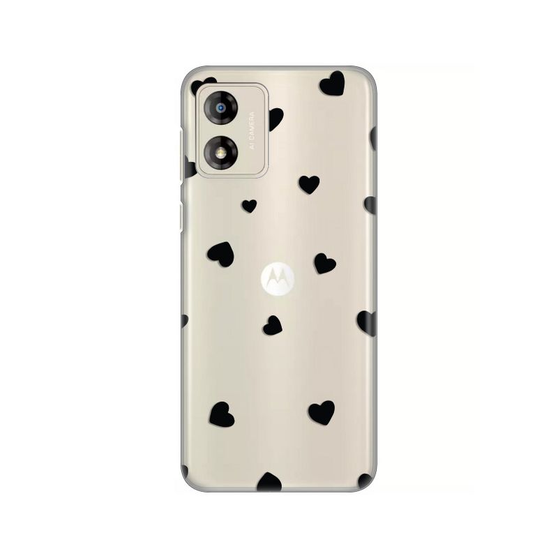 Maskica Silikonska Print Skin za Motorola Moto E13 Hearts