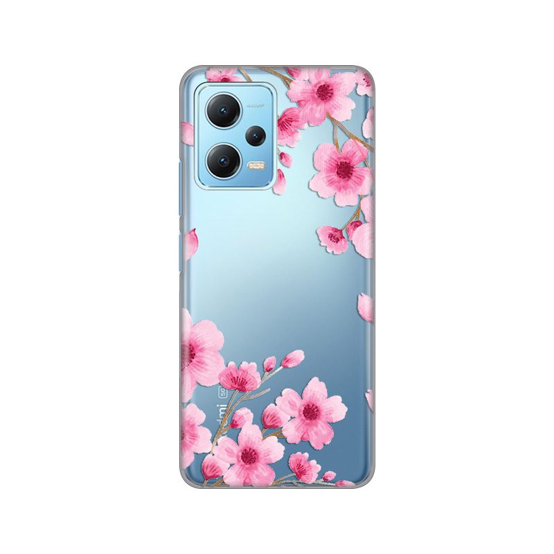 Maskica Silikonska Print Skin za Xiaomi Redmi Note 12 5G (EU) Rose flowers