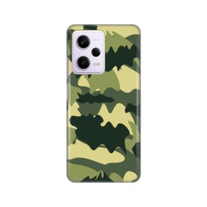 Maskica Silikonska Print Skin za Xiaomi Redmi Note 12 Pro 5G (EU) Army