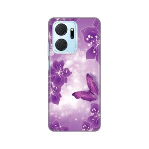 Maskica Silikonska Print za Honor X7a Butterfly And Flowers