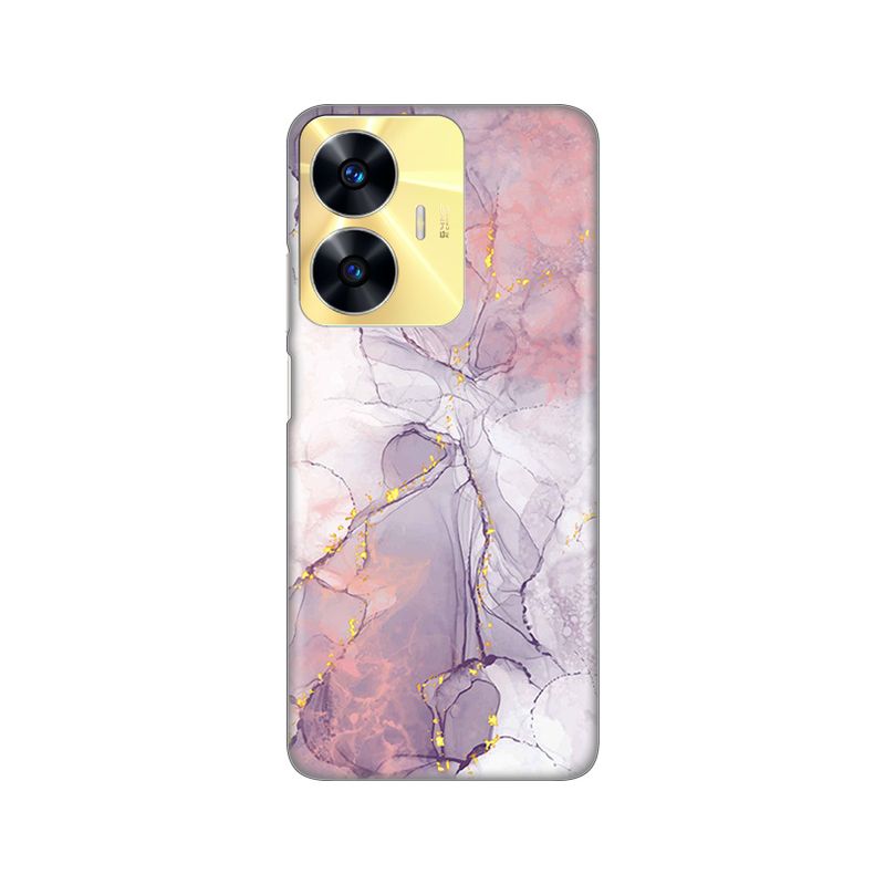 Maskica Silikonska Print za Realme C55 Pink Marble