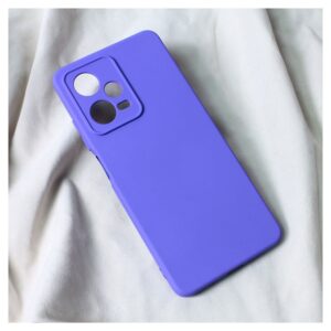 Maskica Teracell Soft Velvet za Xiaomi Redmi Note 12 Pro 5G (EU) ljubicasta