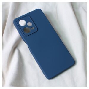 Maskica Teracell Soft Velvet za Xiaomi Redmi Note 12 Pro 5G (EU) tamno plava