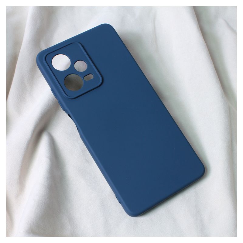 Maskica Teracell Soft Velvet za Xiaomi Redmi Note 12 Pro 5G (EU) tamno plava