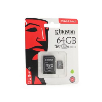 Mem. kartica KINGSTON Micro SD 64GB sa adapterom SDCS10/64GB