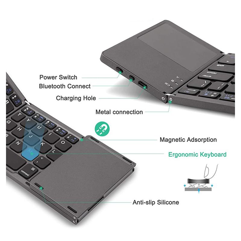 Tastatura Wireless sa touchpadom rasklopiva