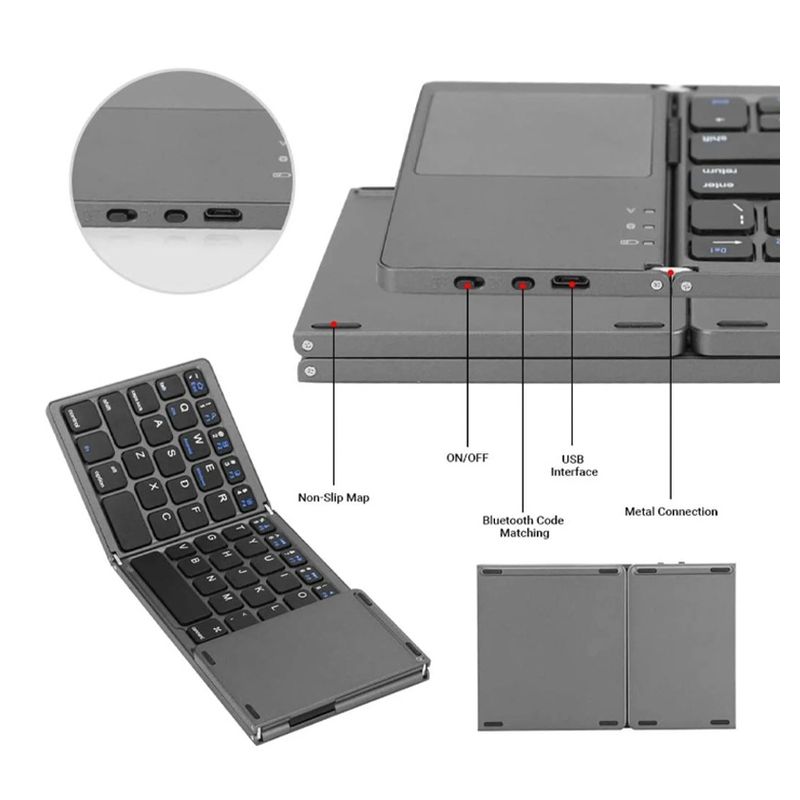 Tastatura Wireless sa touchpadom rasklopiva