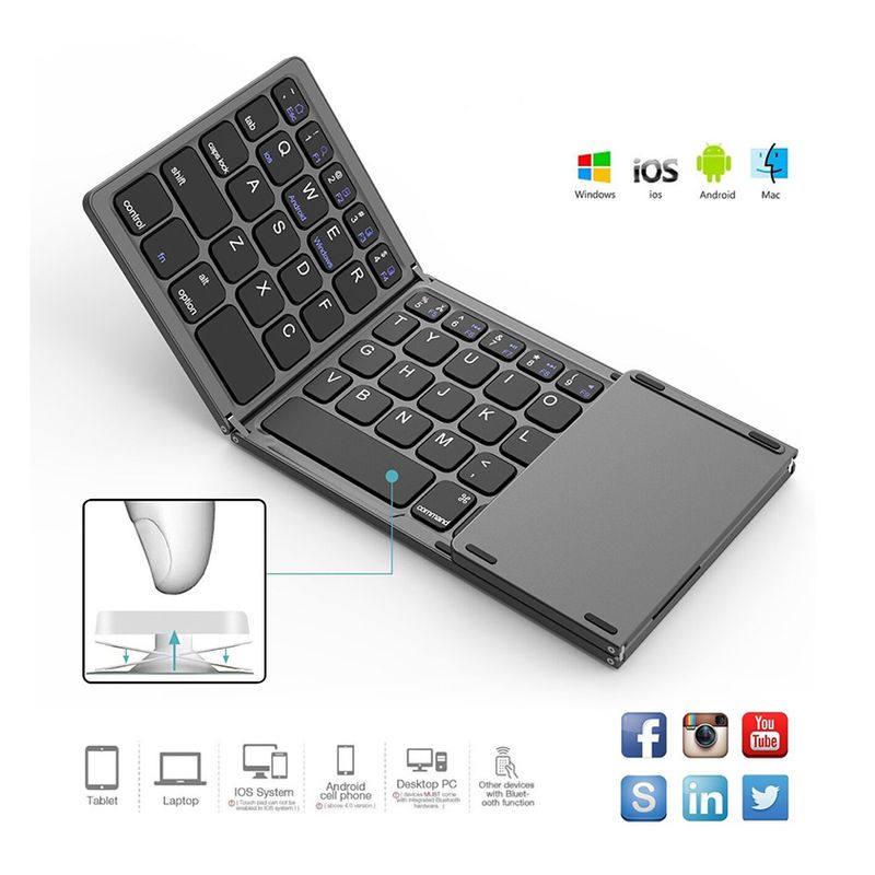 Tastatura Wireless sa touchpadom rasklopiva