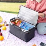 Cool Bag - rashladna torba sa JEDNOM ruckom SIVA - Slika 2