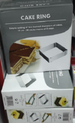 Cake Ring - podesivi obruč za torte KOCKAST 15-28CM - Slika 2