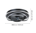 EGLO PLAFONSKI VENTILATOR 35146 NAMORI - Slika 3