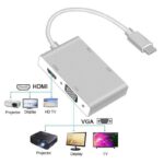 Adapter Type C na VGA, DVI, HDMI i USB 4u1 - Slika 4