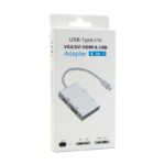 Adapter Type C na VGA, DVI, HDMI i USB 4u1 - Slika 6