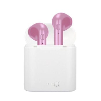 Bluetooth slusalice Airpods i7s TWS roze HQ
