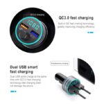 FM transmiter C1S USB RGB Bluetooth 5.0 12-24V handsfree - Slika 3