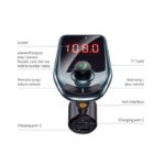 FM transmiter HST706 USB TF Bluetooth 5.0 12-24V handsfree crni - Slika 6