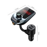 FM transmiter HST706 USB TF Bluetooth 5.0 12-24V handsfree crni - Slika 7