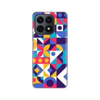 Maskica Silikonska Print Skin za Honor X8a Colorful Mosaic