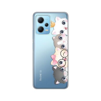 Maskica Silikonska Print Skin za Xiaomi Redmi Note 12 4G (EU) Cats