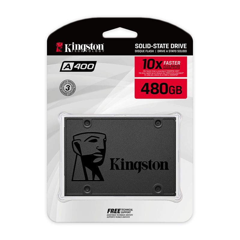 SSD Kingston 480GB SA400S37/480G