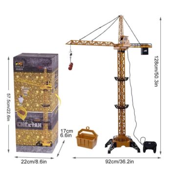 Kran igračka na daljinski - 128cm - Ogroman kran