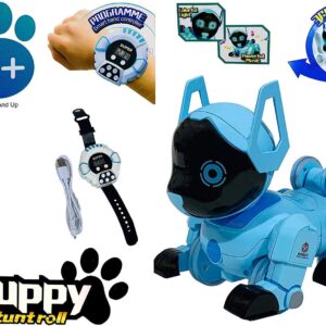 Pametni robot pas + SAT daljinski Stunt Roll Puppy