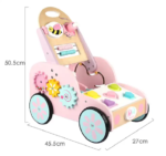 Drvena guralica/hodalica za bebe RABBIT - Slika 4