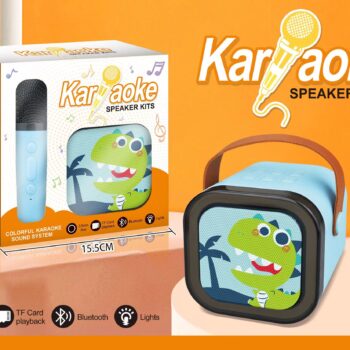 Dečiji Karaoke bežični zvučnik i mikrofon WY-902 Dino