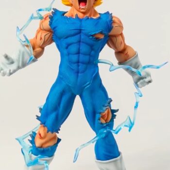 Goku figura - Screaming Blue Majin Vageta Dragon Ball 27cm