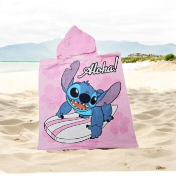 NOVI MODELI - Ponco peskir za plazu Stich Roze
