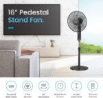 Ventilator sa daljinskim upravljačem 50w - Slika 4